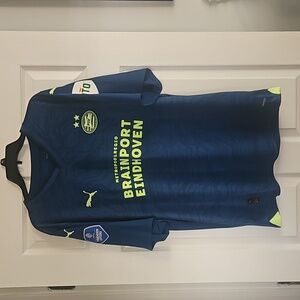Puma PSV Eindhoven 23/24 Third Authentic jersey, Xavi 10, size XXL, Sailing Blue